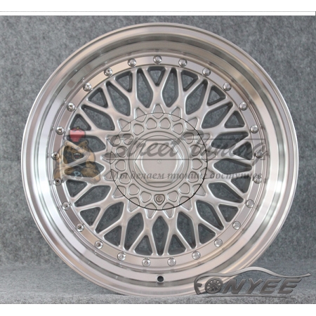 Новые диски BBS RS R18 5X120/5X114,3 ET30 J9,5 серебро + полированная полка