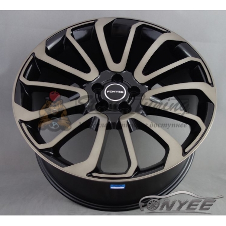 Новые диски Range Rover Autobiography Wheels HSE Sport R22 5x120 ET45 J10 черный глянец + серебро с оттенком бронзы