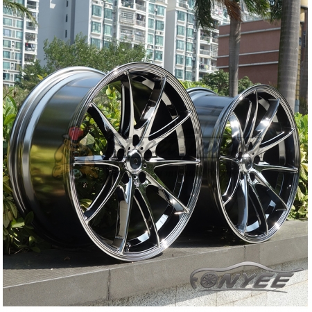 Новые диски Rays G25 R17 5X100 ET40 J7 черный хром