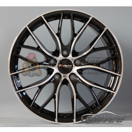 Новые диски BMW Double Spoke 405M R18 5x120 ET38 J9 черный глянец + серебро