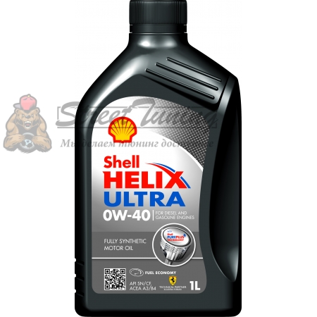 Синтетическое моторное масло Shell Helix Ultra 0W-40 - 1 л