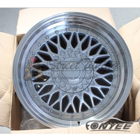 Новые диски BBS RS R14 4X100/114,3 ET5 J6 серебро + полированная полка