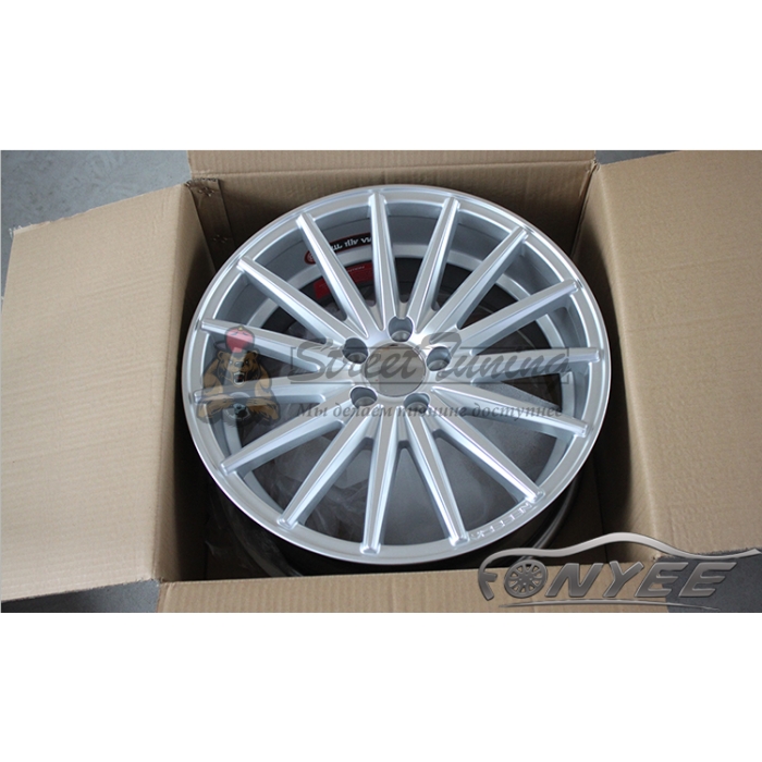 Новые диски Vossen VFS2 Replica R17 5X100 ET35 J8,5 серебро