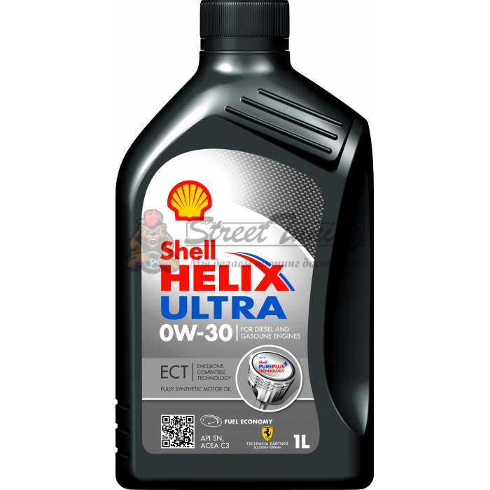 Синтетическое моторное масло Shell Helix Ultra ECT C2/C3 0W-30 - 1 л