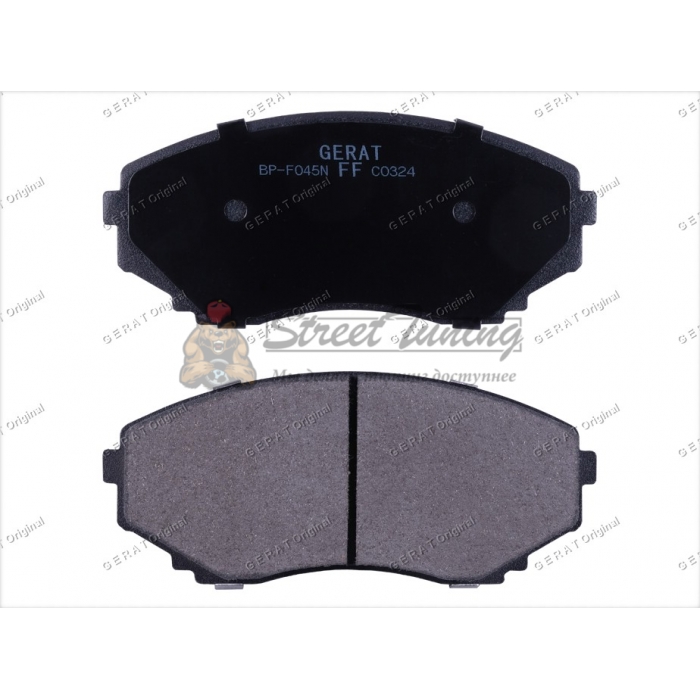 Передние тормозные колодки Gerat BP-F045N (Mazda Bongo Brawny, Bongo Friendee, CX-7, CX-9, E2000, MPV, Titan)
