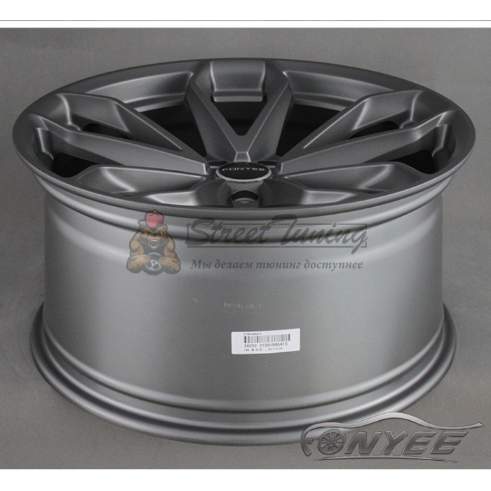 Новые диски HRE S201 Replika R19 5X112 ET28 J8,5, темно-серебряные