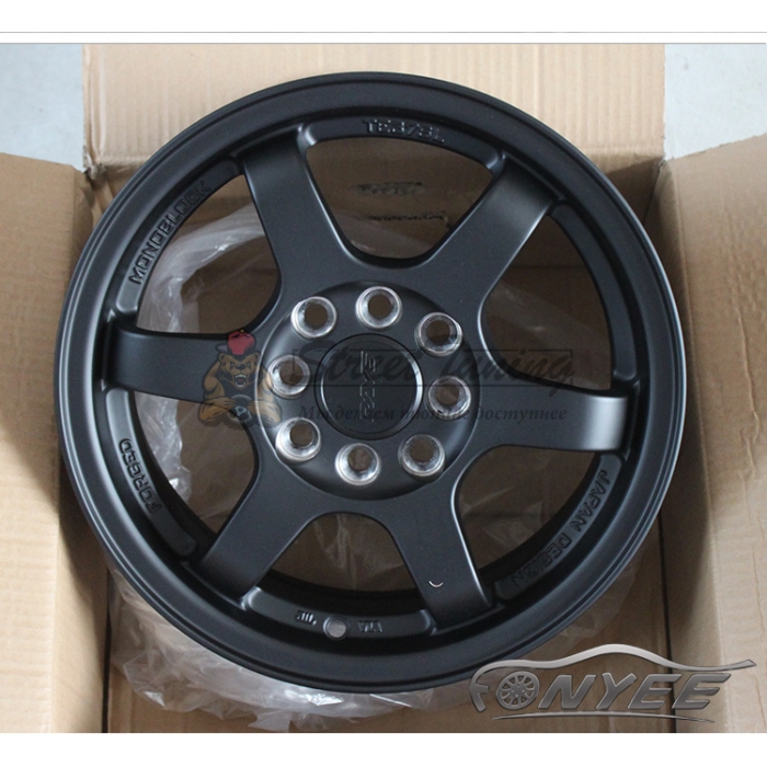 Новые диски Rays TE37 R14 4X100/4X110 ET38 J5,5 черные матовые