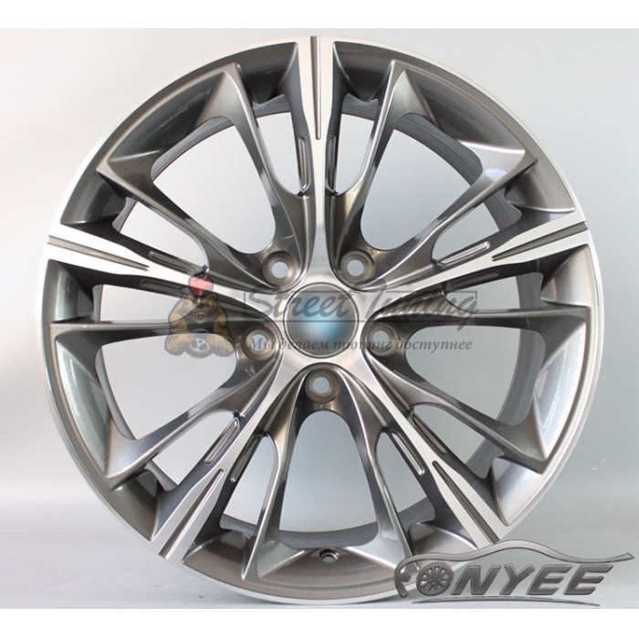 Новые диски BMW Series 660 R18 5x120 ET35 J8 Серый глянец + серебро