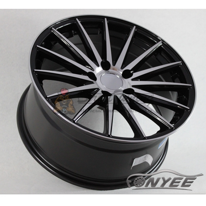 Новые диски Vossen VFS2 Replica R16 5X108 ET40 J7 черный глянец + серебро