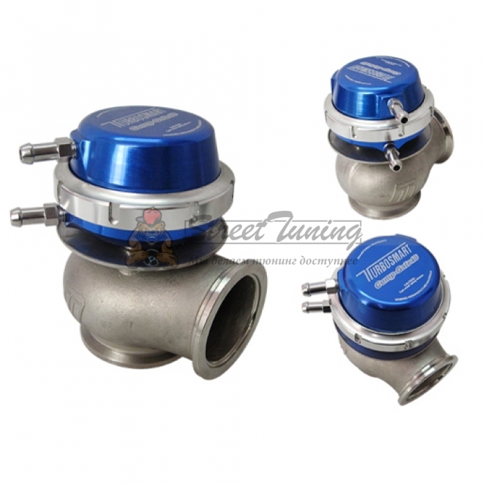 Перепускной клапан турбины (Wastegate) 45 мм Turbosmart (7-9 PSI), синий