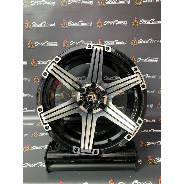 Новые диски Off Road R16 J8 ET -15 6x114.3 Black+Silver