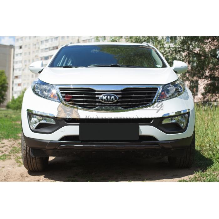 Kia Sportage 2014—2015 Тюнинг обвес переднего бампера Вар.2