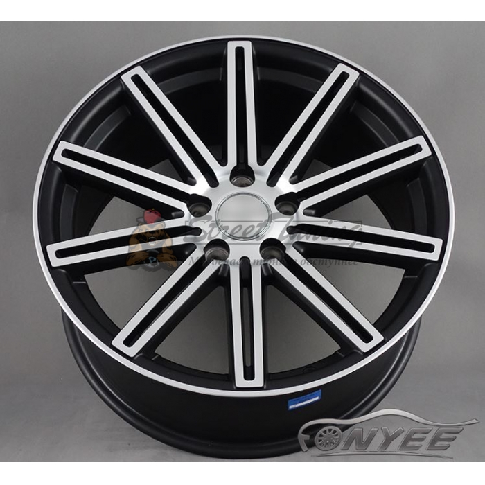 Новые диски Vossen CV4 Replica R18 5X114,3 ET35 J8 черный мат серебро