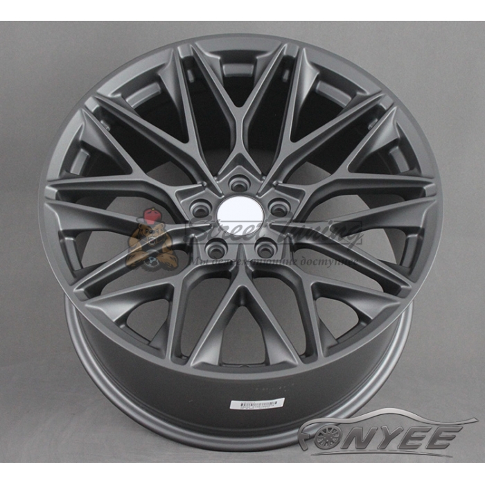 Новые диски HRE P200 Replika R19 5X115 ET35 J9,5, темно-серебряные