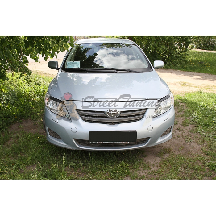 Toyota Corolla Sd 2007—2010 Накладки на фары (реснички) компл.-2 шт.