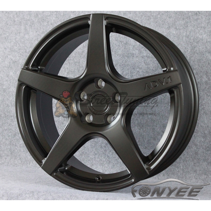 Диски ADV.1 5 R17 J7,5 ET+40 5x108 черные матовые