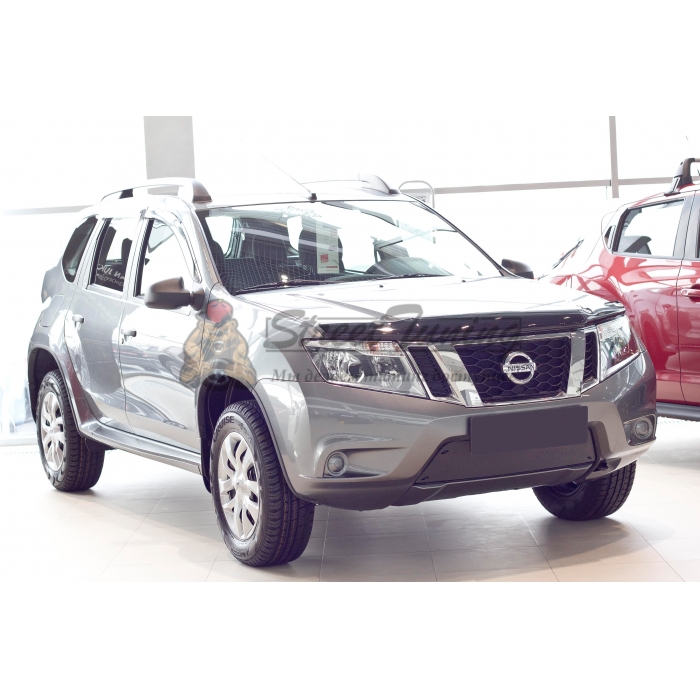 Nissan Terrano 2014-2015 Зимняя заглушка решетки переднего бампера
