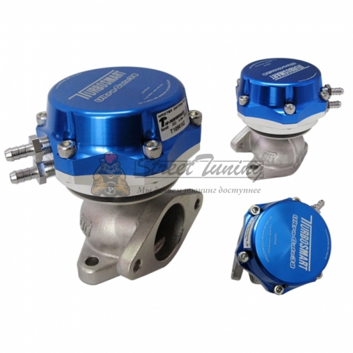 Перепускной клапан турбины (Wastegate) 38 мм Turbosmart (13-15 PSI), синий