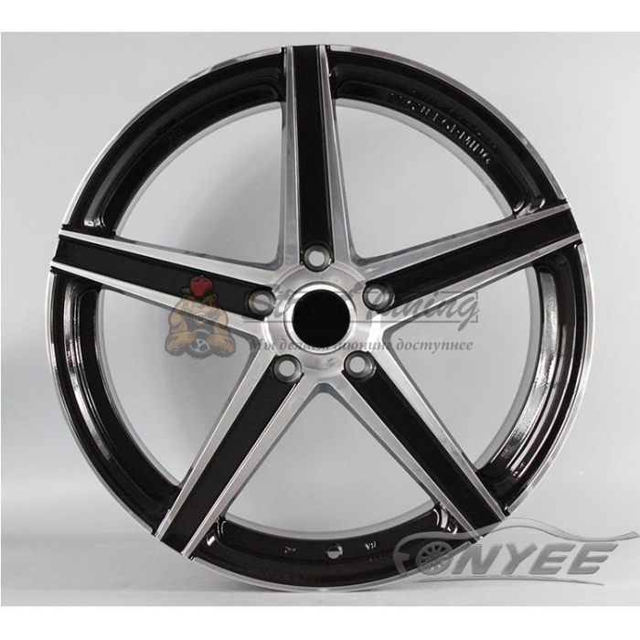 Новые диски KE Flow Forming модель 2 R18 5X108 ET40 J8 черные + серебро