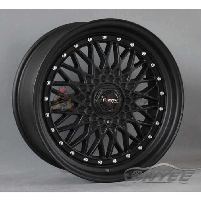 Новые диски BBS RS R15 4X100 ET20 J7 черный мат + серебристые болтики