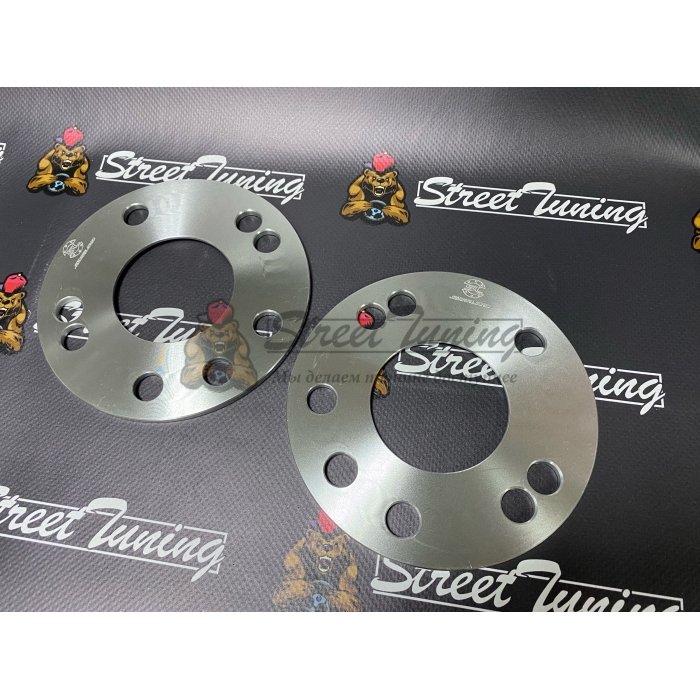 Проставка Starleks 5 мм 4/5x114.3 цо 66.1 сквозная, Silver