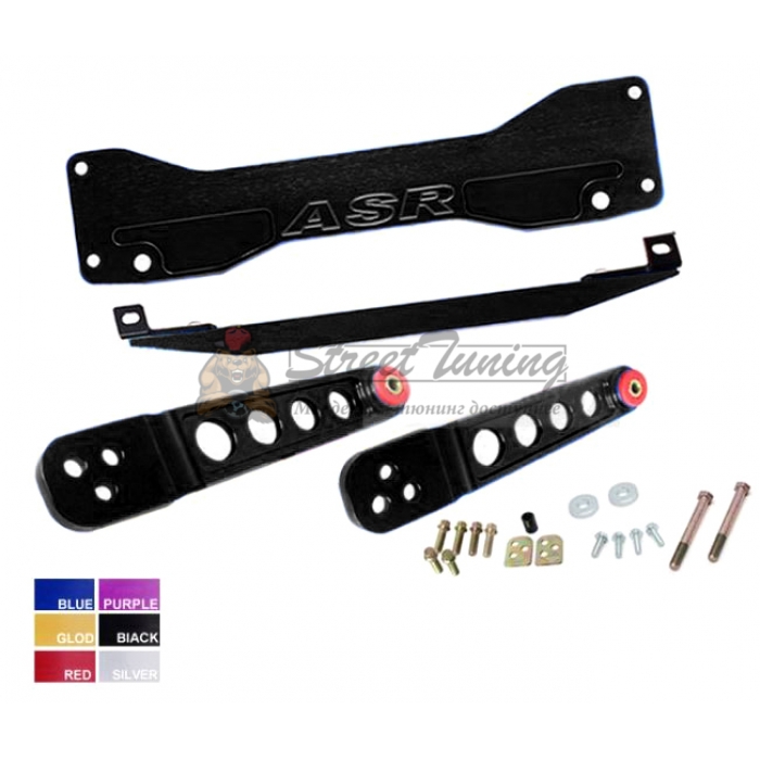Усилители подрамника ASR style с задними рычами для Honda Civic 01-05 SI 02-05 Ep3, черные