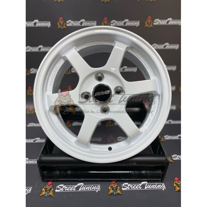 Новые диски Rays TE37 R14 J5.5 ET30 4x100 белые