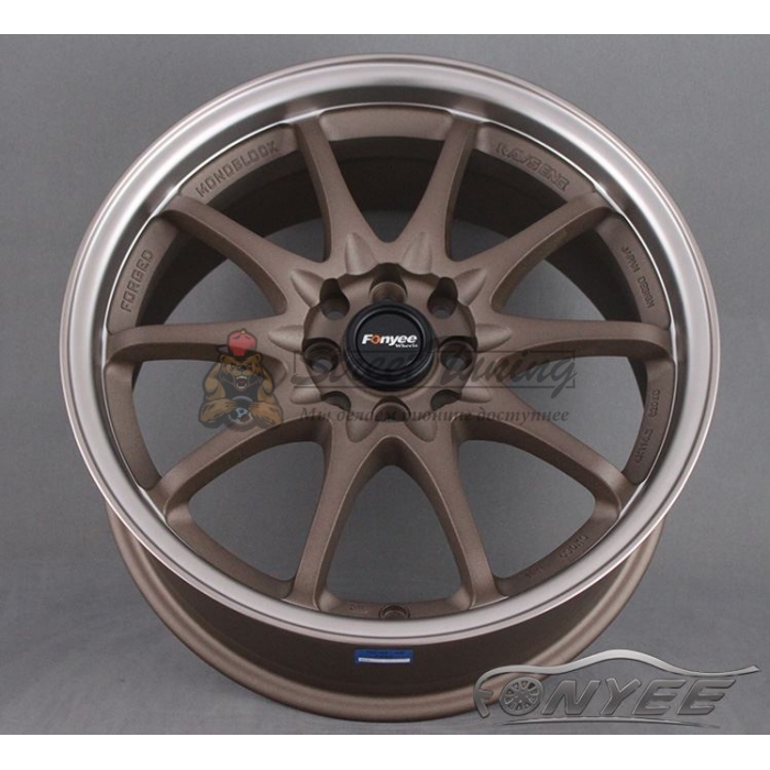 Новые диски RAYS CE28N R17 4X114,3/4X100 ET35 J7,5 бронза + полированная полка