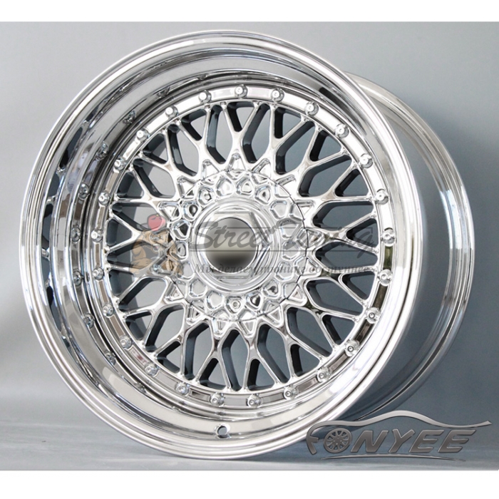 Новые диски BBS RS R17 4X100/5X100 ET20 J8,5 хром серебро + серебристые болтики