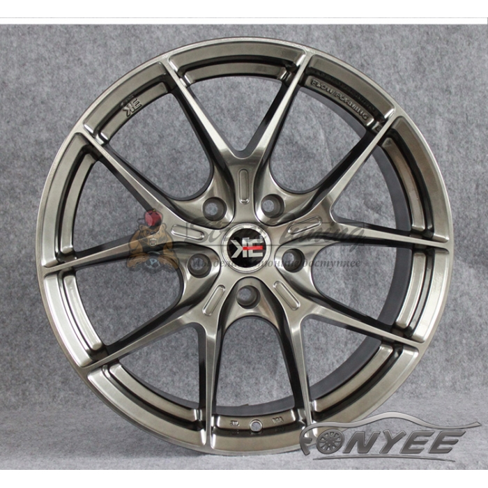 Новые диски KE Flow Forming R18 5X114,3 ET40 J8 светло черные