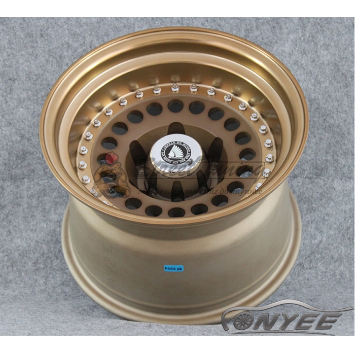 Новые диски Raguna D-Force AKRO R15 6X139,7 ET-44 J10 бронза + серебро