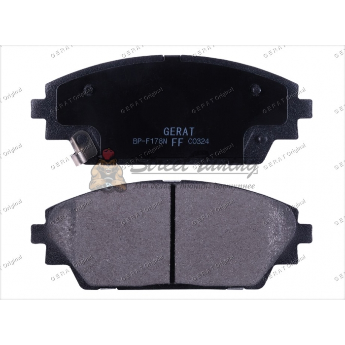 Передние тормозные колодки Gerat BP-F178N (Mazda 3,
Mazda Axela)