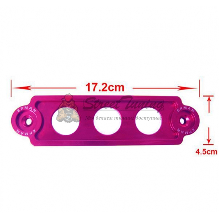 Крепеж для аккумулятора Epman, фиолетовый  L-172 мм