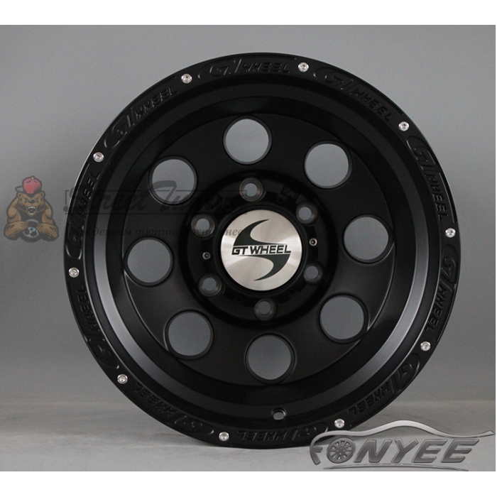 Новые диски GT Wheel R16 6X139,7 ET-40 J10 черные матовые