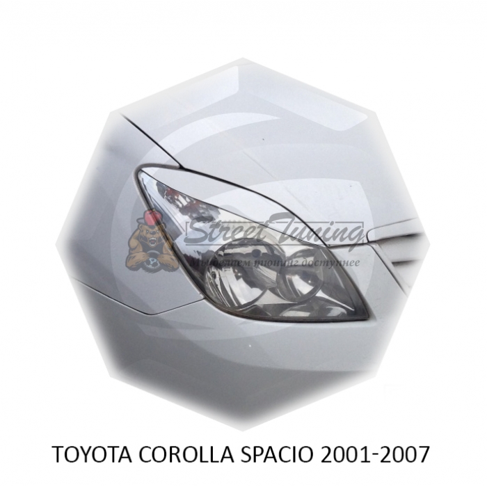 Реснички на фары для  TOYOTA COROLLA SPACIO 2001-2007г