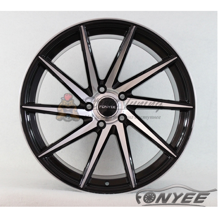 Новые диски Vossen CVT-R Replica R19 5X114,3 ET35 J10 черный глянец + серебро