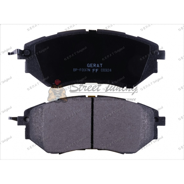 Передние тормозные колодки Gerat BP-F037N (Subaru Legacy, Outback, Tribeca)