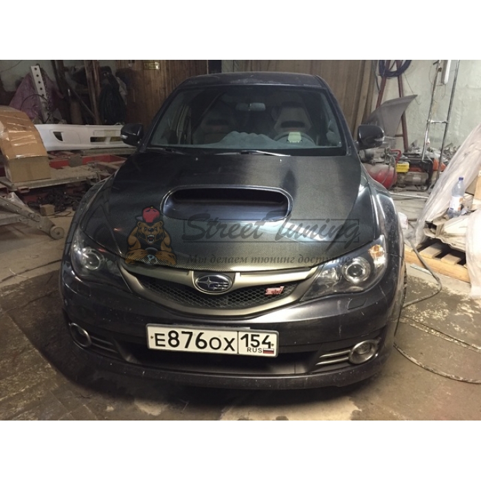 Стеклопластиковый капот для Subaru impreza wrx/sti (GRB GVB GRF GH GE) 2008