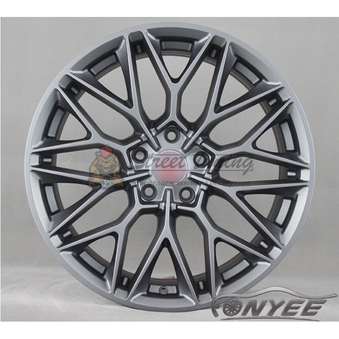 Новые диски HRE P200 Replika R18 4X100 ET38 J8, серые