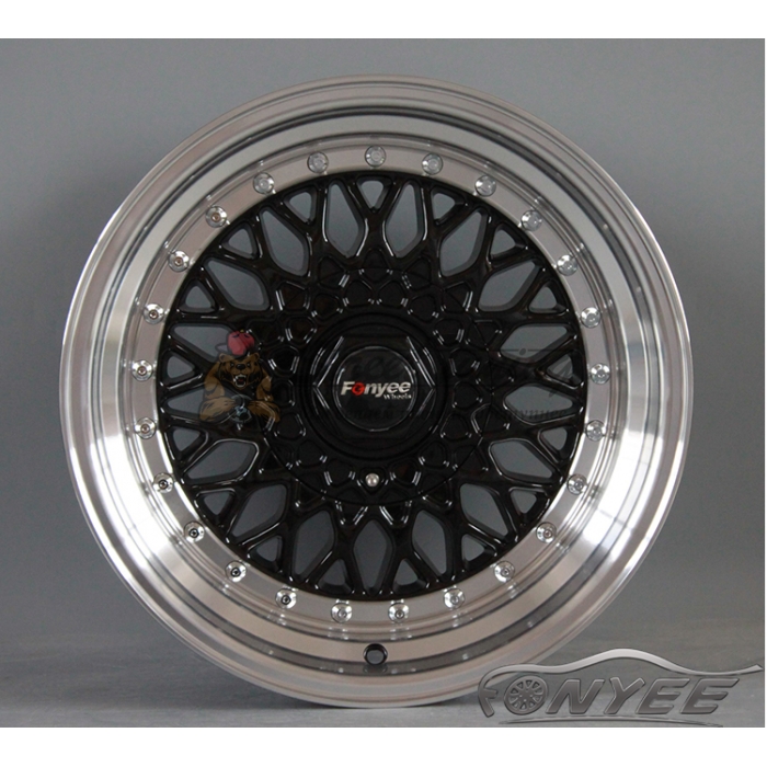 Новые диски BBS RS R15 5X100/5X114,3 ET20 J7 черные + полированная полка