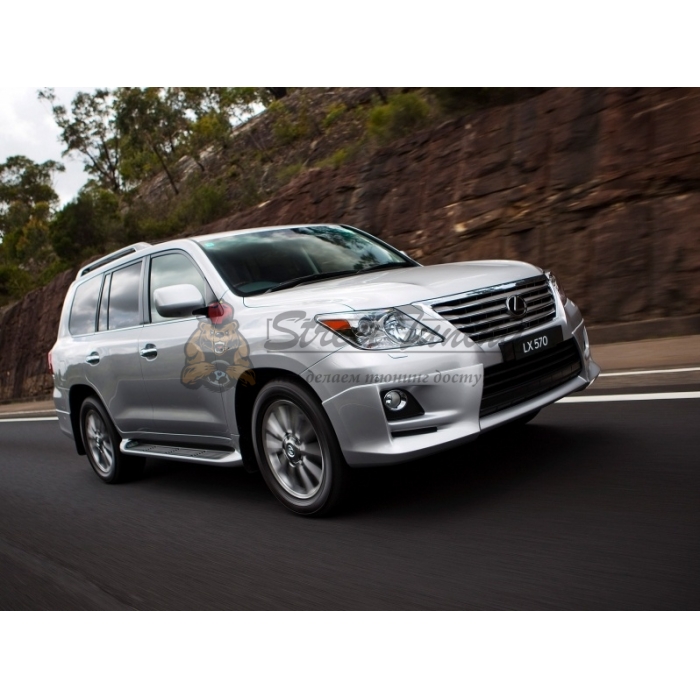 Стеклопластиковая копия обвесов Luxury Sport для Lexus LX 570 версии до рестайлинга 2007-2012.