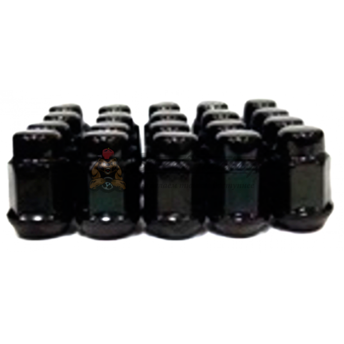 Колесные гайки Starleks, М12 х 1.5, L-35 мм, черные, G67