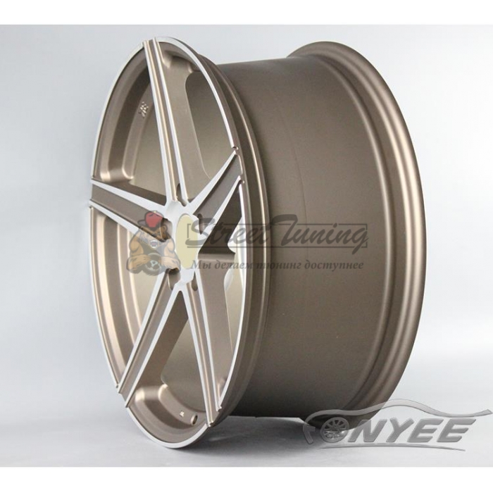 Новые диски KE Flow Forming модель 2 R18 5X114,3 ET40 J8 бронза + серебро