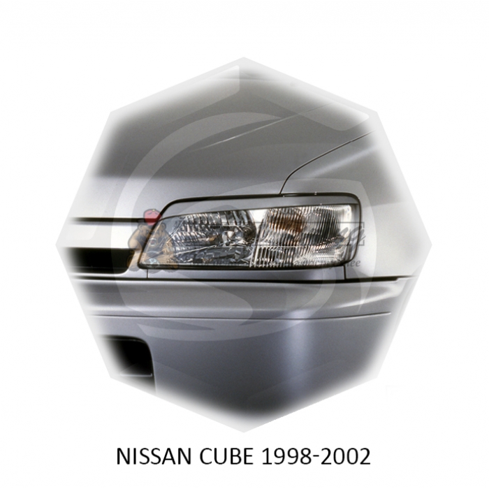 Реснички на фары для  NISSAN CUBE 1998-2002г