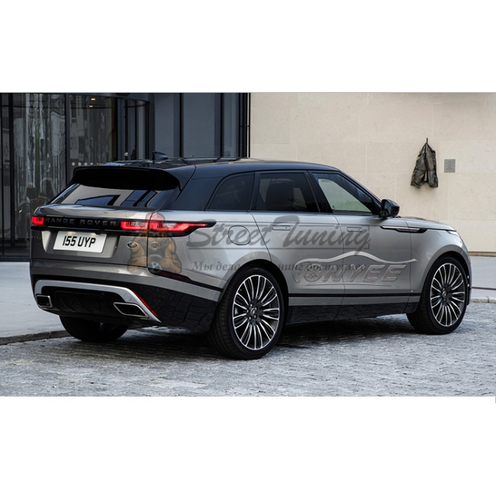 Новые диски RANGE ROVER VELAR R21 5x120 ET49 J9,5 серебро + черный глянец