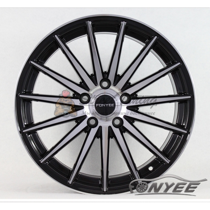 Новые диски Vossen VFS2 Replica R19 5X114,3 ET40 J8,5 черный глянец + серебро