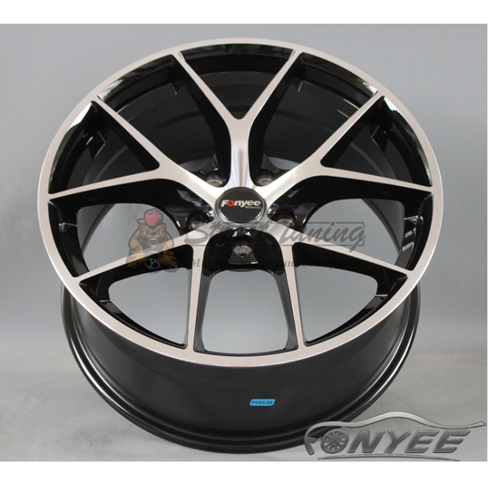 Новые диски BBS CI-R R18 5X114,3 ET40 J8,5 черный глянец + серебро