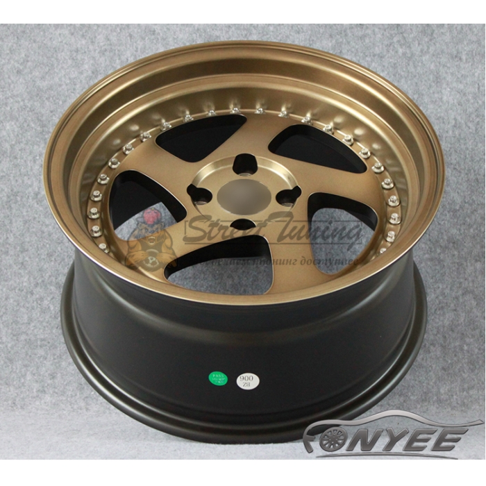 Новые диски Rotiform TMB Flat R16 4х100 ET20 J8 бронза + серебристые болтики