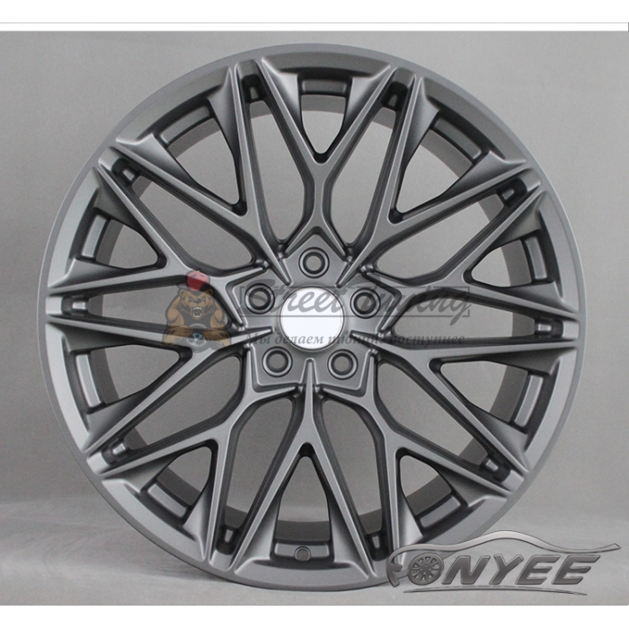 Новые диски HRE P200 Replika R19 5X114,3 ET35 J8,5, темно-серебряные