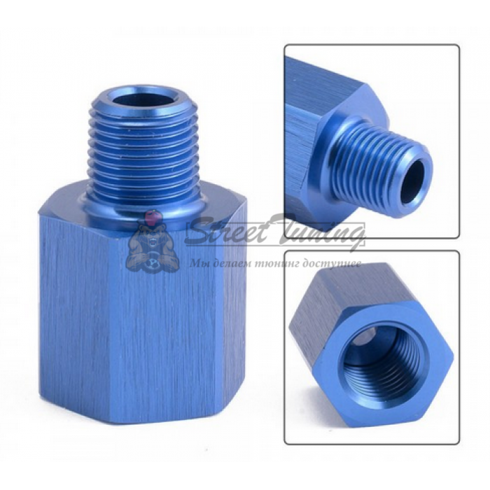 Фитинг переходник папа 1/8" NPT - мама M12x1.5